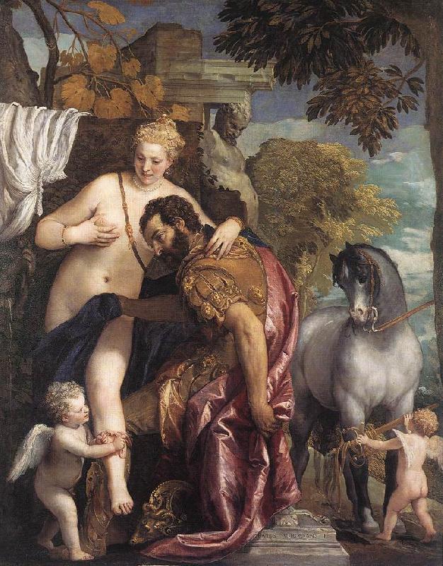 VERONESE (Paolo Caliari) Mars and Venus United by Love aer oil painting picture